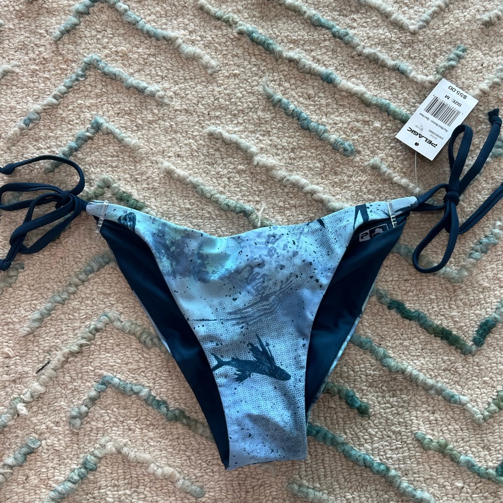 Pelagic Blue Swim Bottoms Reversible